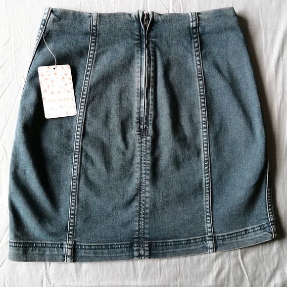 Free People Modern Femme Denim Mini - Picture 6 of 8